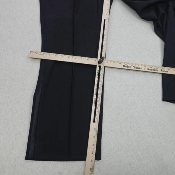 Stafford Tuxedo Suit Mens 48 Regular Black Wool Blend Formal Wear 2 Piece Set - Picture 13 of 15